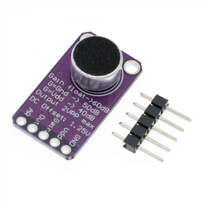 Modul amplificator audio MAX9814 cu microfon [2]