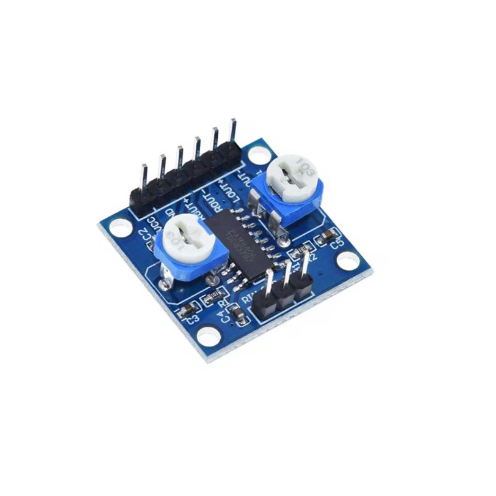 Modul amplificator digital PAM8406 5W+5W cu potentiometru de volum
