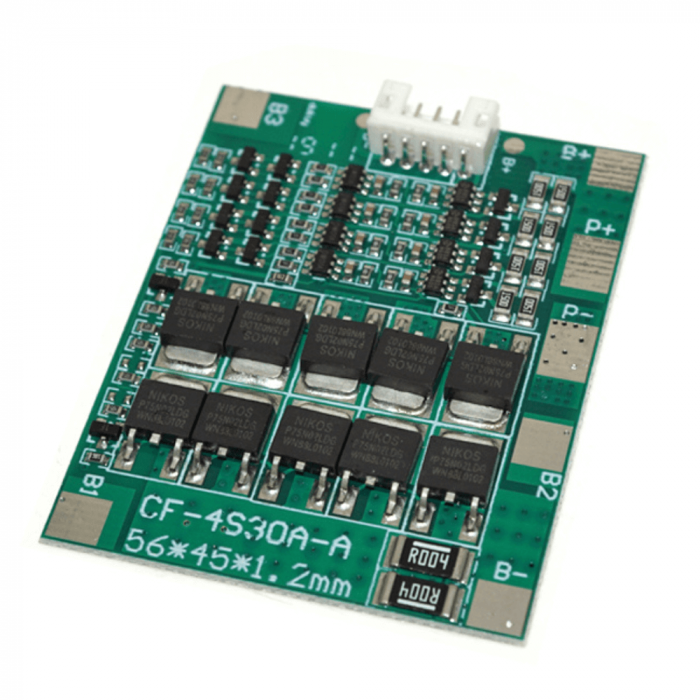 Modul BMS cu echilibrare, 4S, 16.8V, 30A [3]