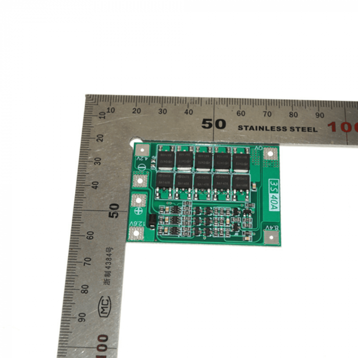 Modul BMS pentru acumulatori de Litiu, 3S, 12.6V, 40A [3]