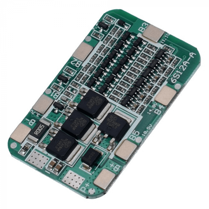 Modul BMS pentru acumulatori de Litiu, 6S, 24V, 15A [2]
