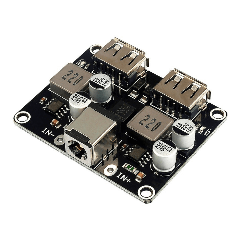 Modul QC3.0 coborator de tensiune DC-DC, 5V, USB dual [2]