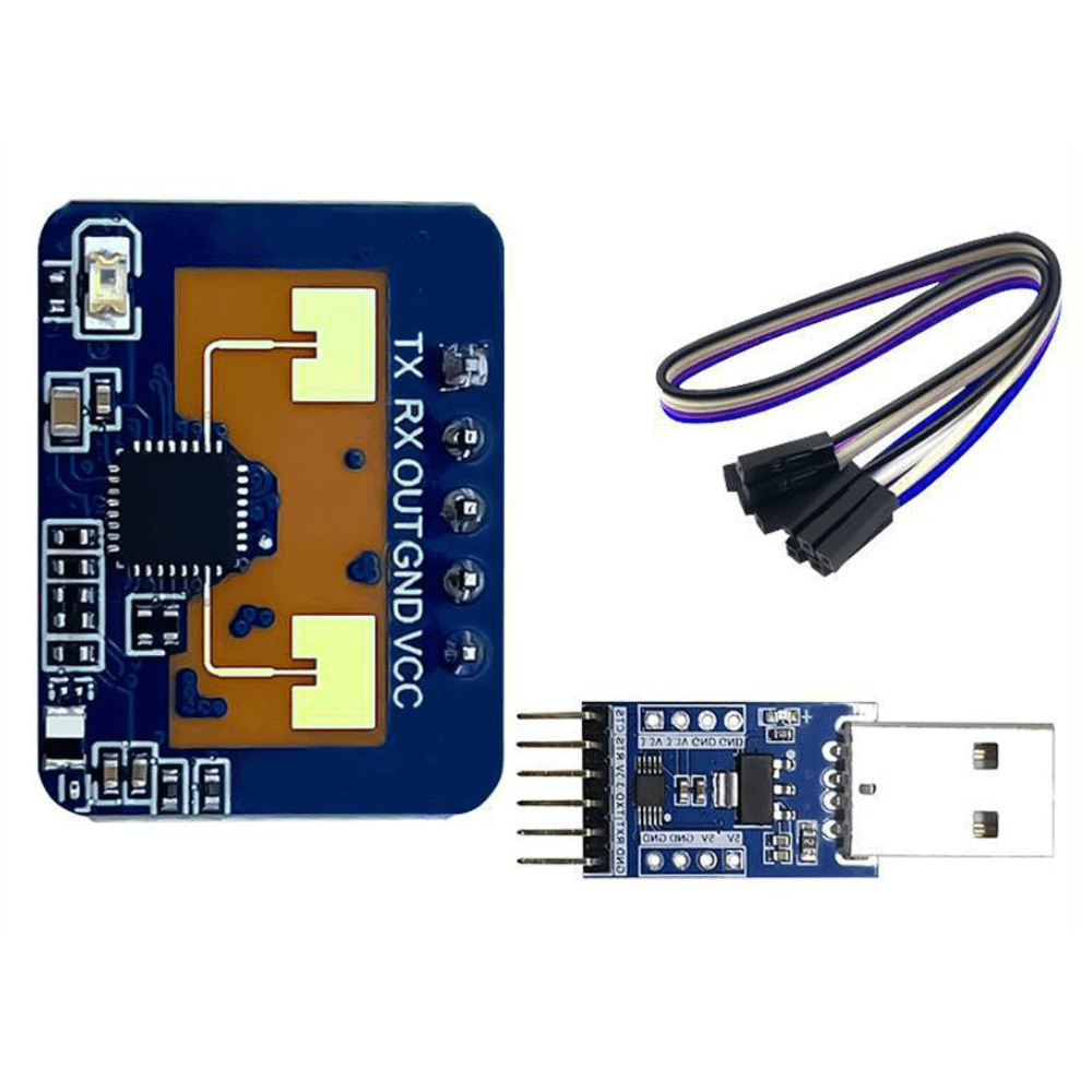 Modul senzor radar detectatie prezenta umana cu Bluetooth, HLK-LD2410C