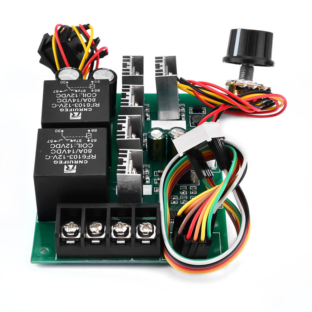 Modul control viteza si directie motoare DC, PWM, 9-50V DC, 40A, 2000W [3]