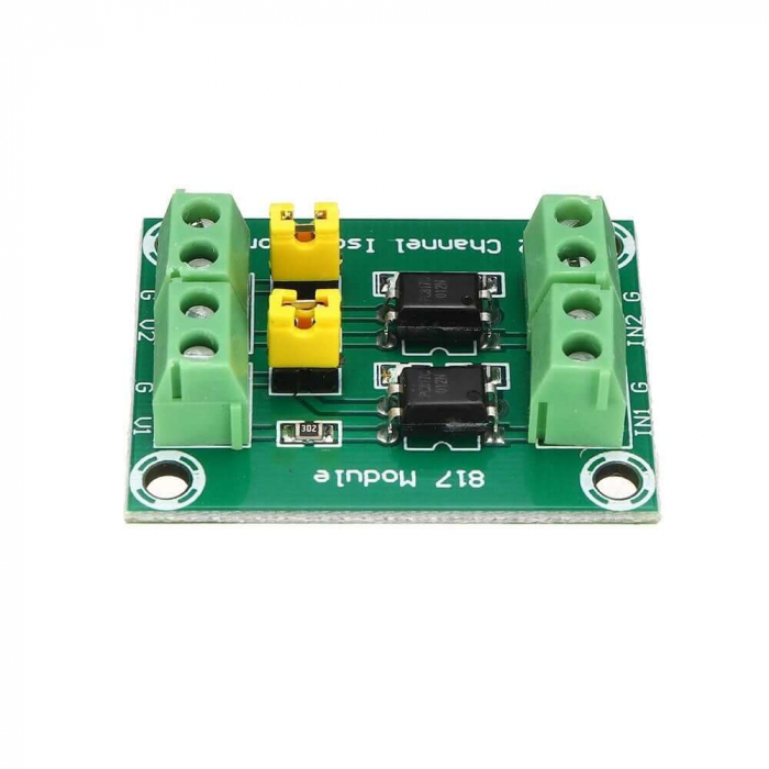 Modul convertor de nivel logic cu optocuplor PC817, 2 canale [4]