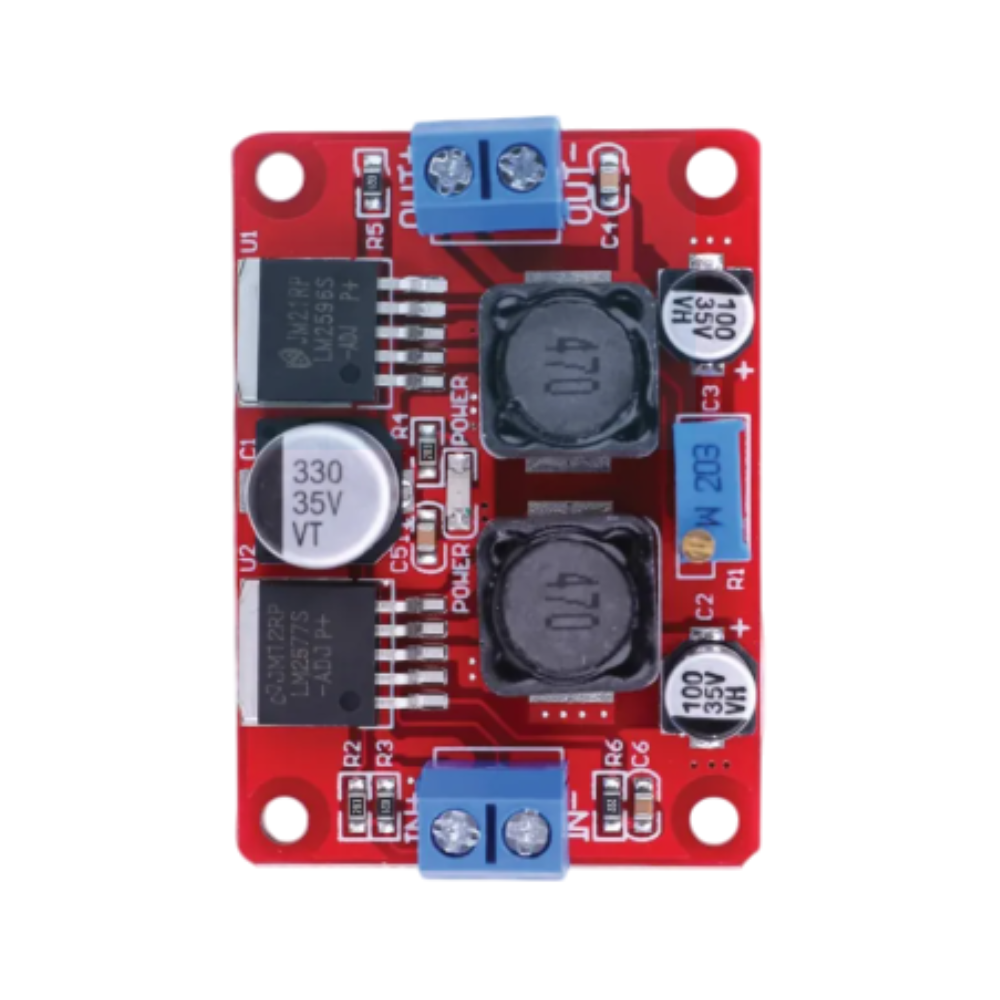 Modul convertor DC-DC cu LM2577S si LM2596 pentru sisteme solare
