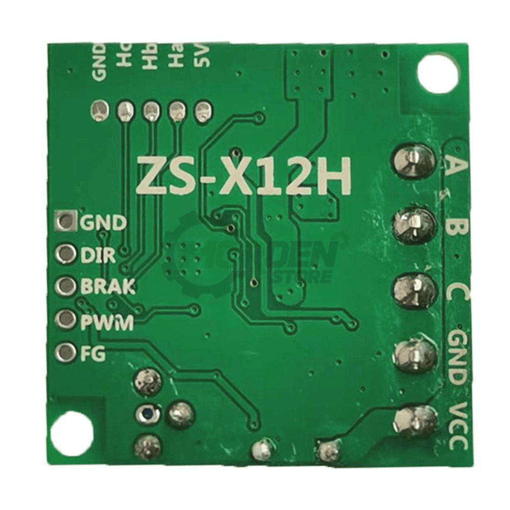 Modul control BLDC, 6-28V DC, 0-100W, cu driver PWM si efect Hall, ZS-X12H [3]