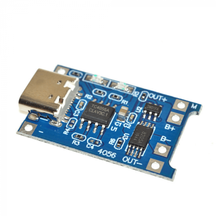 Modul TP4056 cu USB Tip-C pentru incarcare acumulatori Litiu, 5V/1A [2]