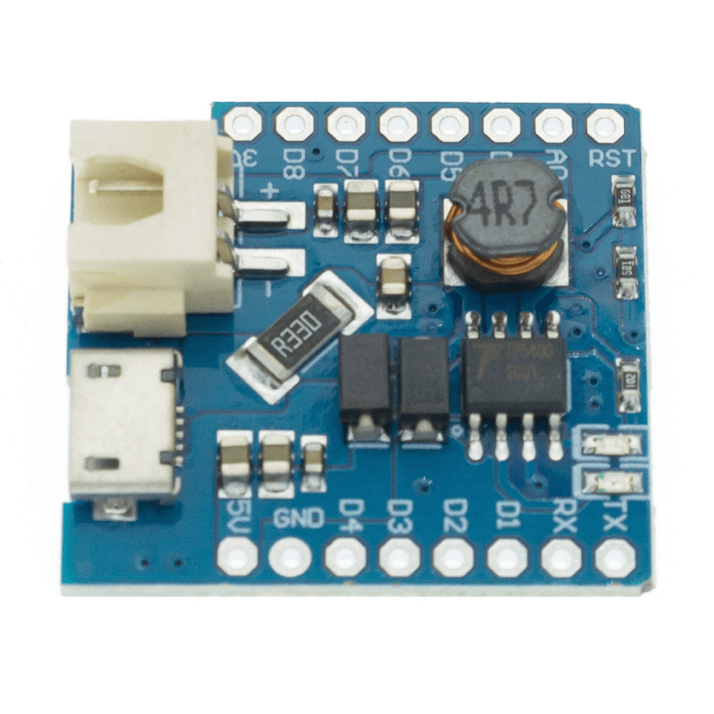 Modul incarcare acumulatori Litiu, 5V/1A, compatibil WeMos D1 Mini [2]