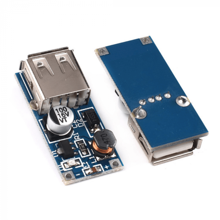 Modul ridicator de tensiune DC-DC, 0.9-5V cu port USB [2]
