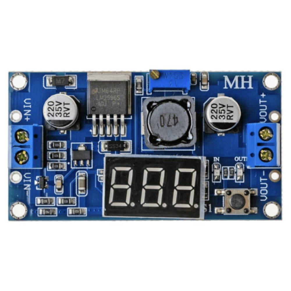 Modul coborator de tensiune reglabil 1.25V - 37V cu display, LM2596 [3]