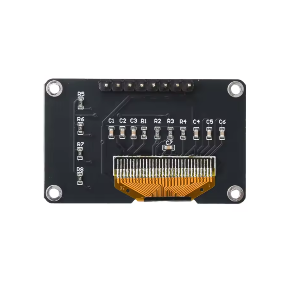 Ecran OLED 0.96" alb, I2C, cu 4 butoane [3]