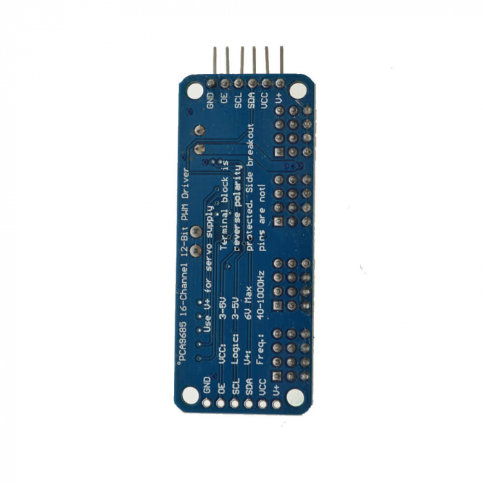 Modul I2C PCA9685 cu 16 canale pentru controlul servomotoarelor [3]