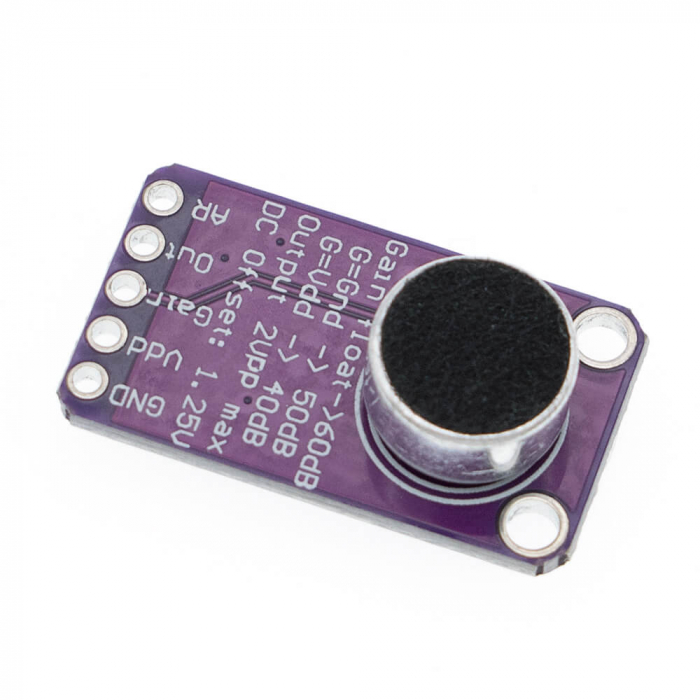 Modul amplificator audio MAX9814 cu microfon [3]