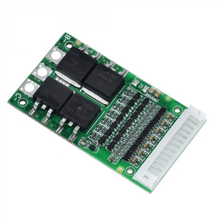 Modul BMS ajustabil pentru acumulatori Litiu, 13S, 48V, 25A [2]