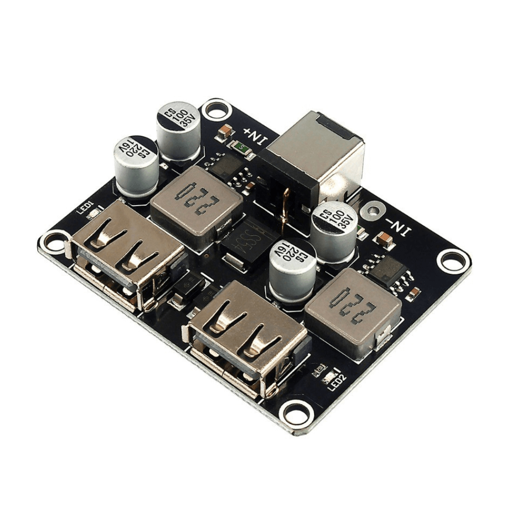 Modul QC3.0 coborator de tensiune DC-DC, 5V, USB dual [3]