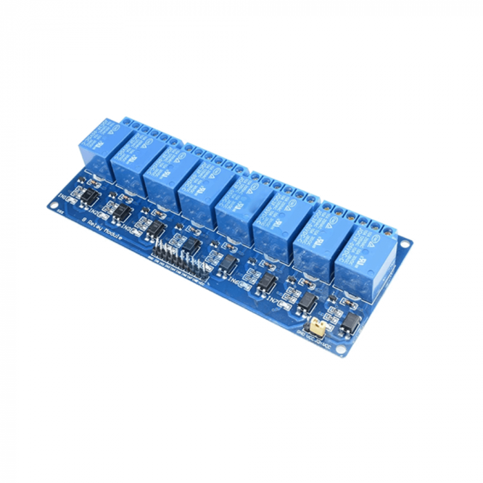 Modul releu 8 canale cu optocuplor, 5V Low Level [3]