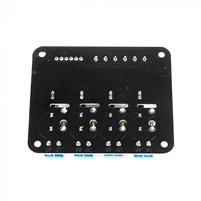 Modul releu SSR 5V cu 4 canale tensiune comanda high/low level [3]