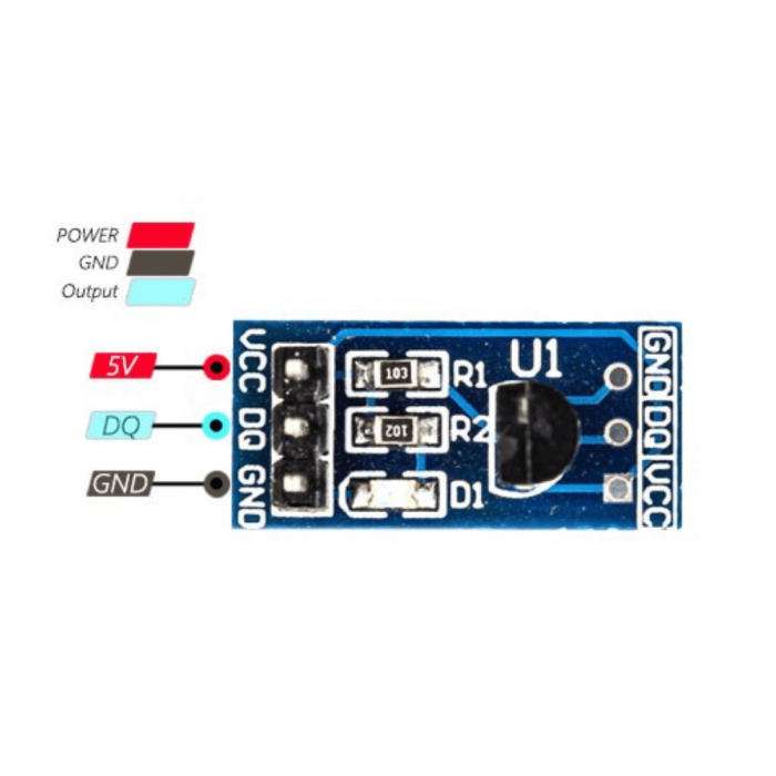 Modul senzor de temperatura DS18B20, compatibil Arduino [5]