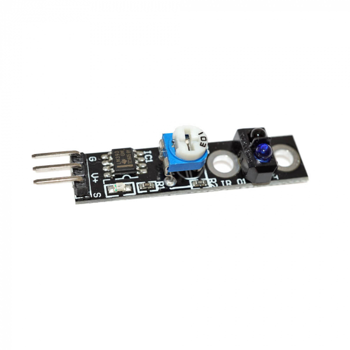 Modul senzor IR TCRT5000 pentru urmarirea liniei [3]
