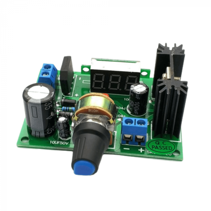 Modul liniar coborator de tensiune LM317, DC-DC, 1.25V-28V, 2A [3]