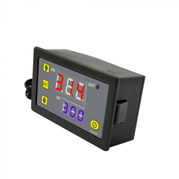 Modul termostat digital W3230 cu senzor tip sonda, 12V [2]
