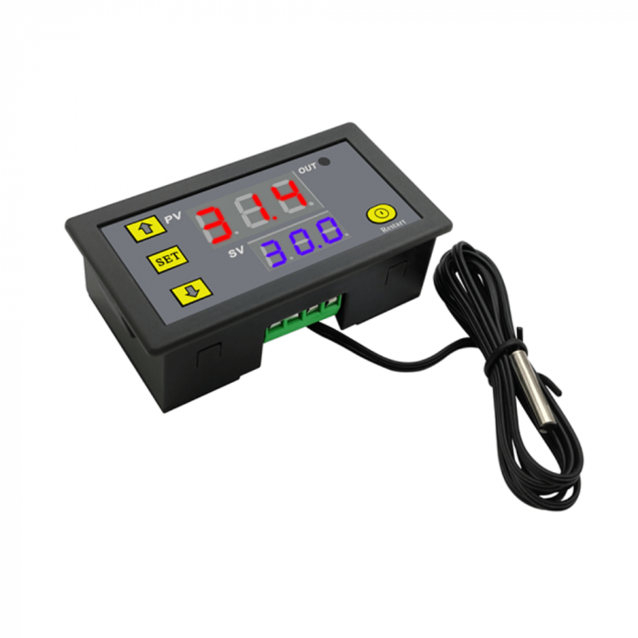 Modul termostat digital W3230 cu senzor tip sonda, 12V [3]