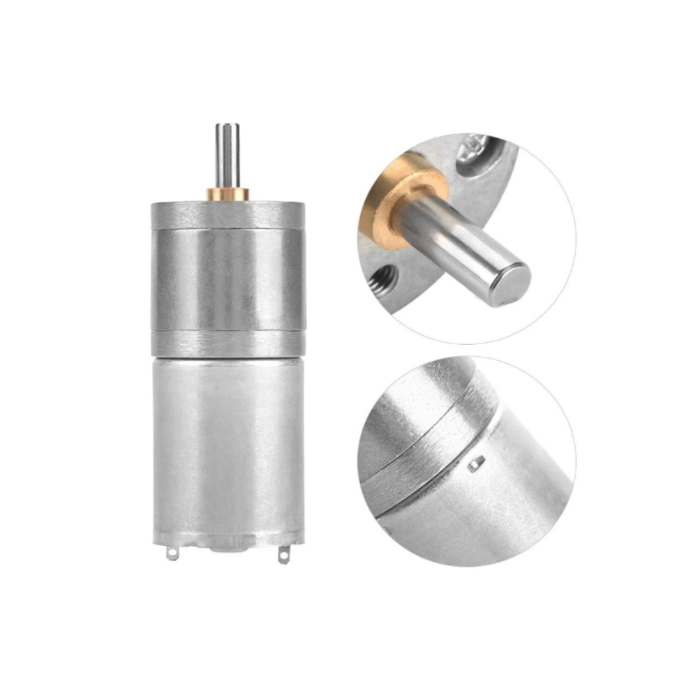 Motor cu reductor 25GA370 12V 130RPM, ax D 4mm [2]