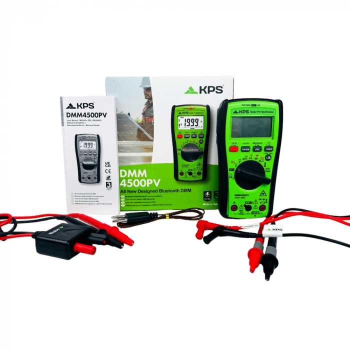 Multimetru digital pentru sisteme fotovoltaice, Bluetooth, KPS DMM4500PV [3]