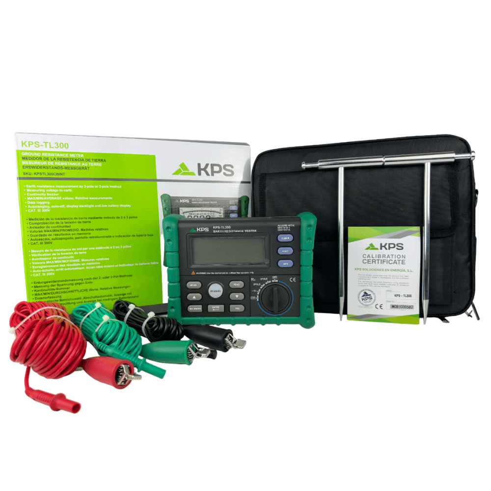 Tester pentru masurarea rezistentei de impamantare, 4000Ω, KPS TL300 [4]