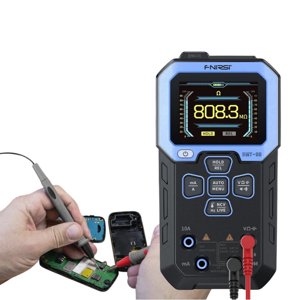 Multimetru profesional FNIRSI DMT-99, 1000V DC, 750V AC, 10A AC/DC [2]