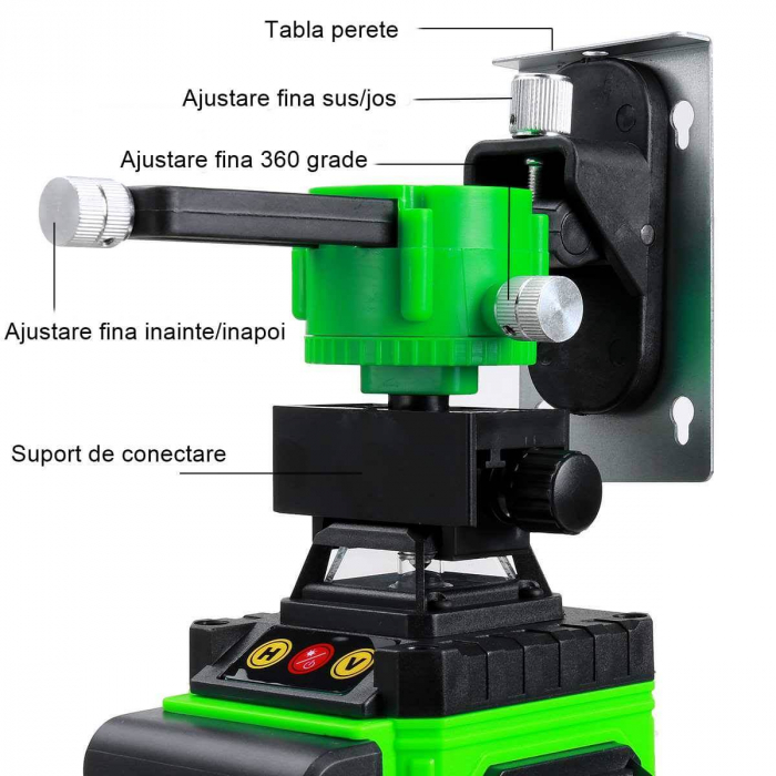 Nivela laser 16 linii cu dioda verde si accesorii incluse, Bitmi 10119 [3]