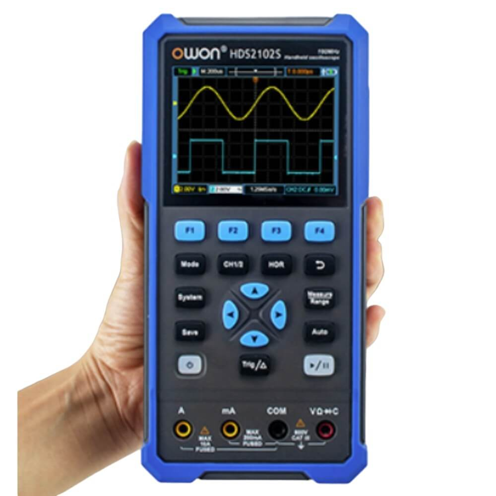 Osciloscop digital 3 in 1, 2 canale, 100MHz, 500MS/s, OWON HDS2102S [2]