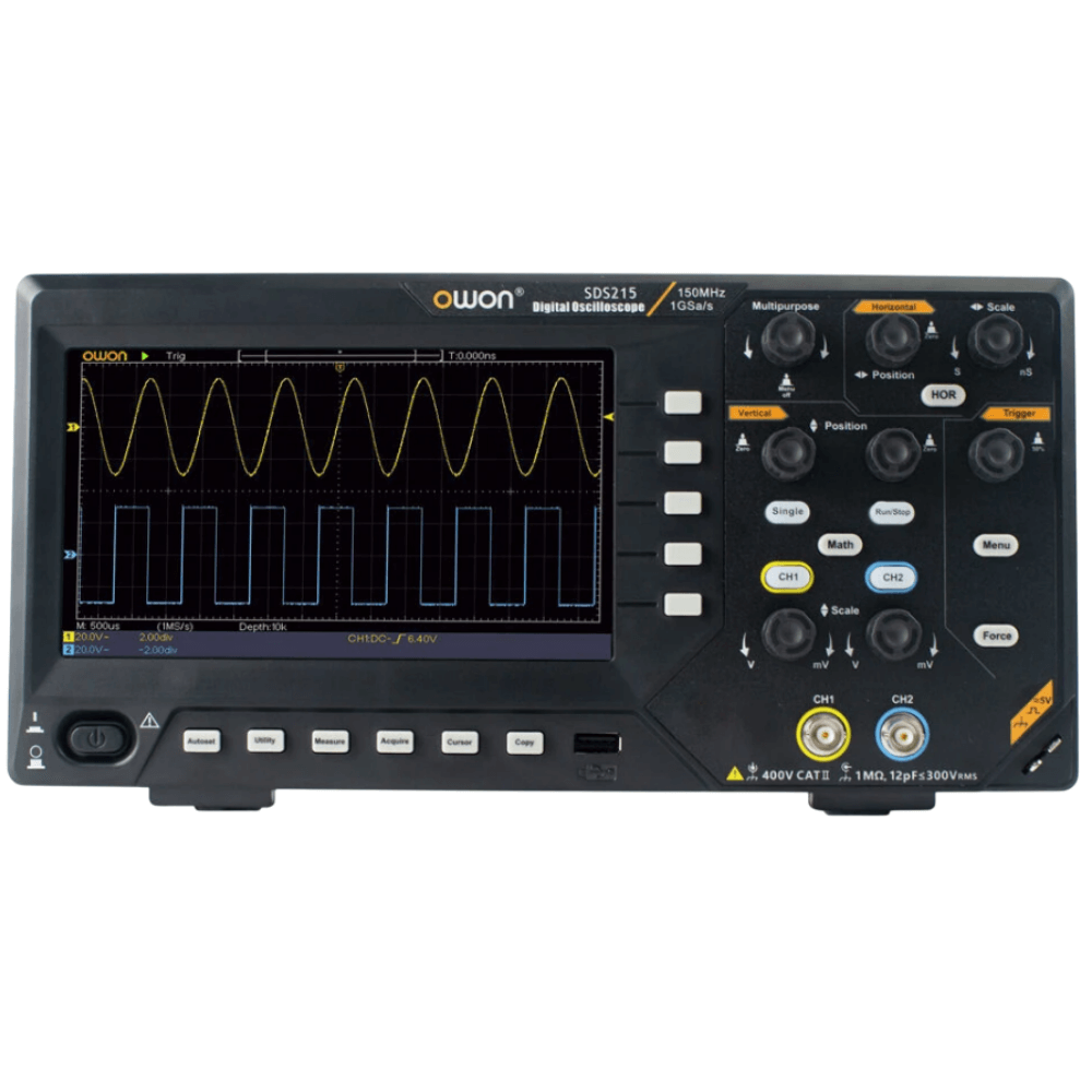 Osciloscop digital, 2 canale, 200MHz, 1GS s, OWON SDS220S