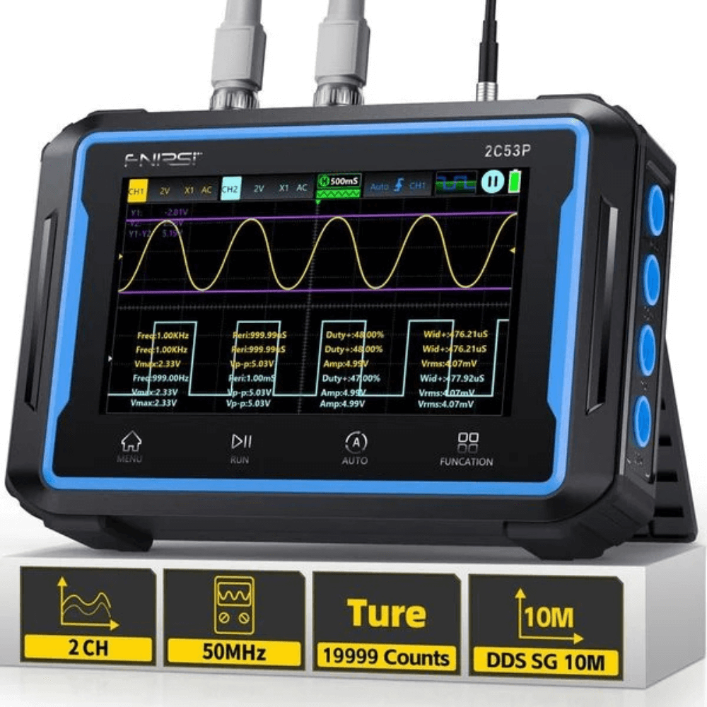 Osciloscop digital cu generator de semnal si multimetru 3 in 1, Fnirsi 2C53P [4]
