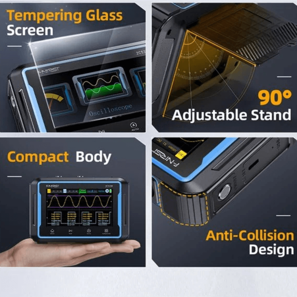 Osciloscop digital cu generator de semnal si multimetru 3 in 1, Fnirsi 2C53P [3]