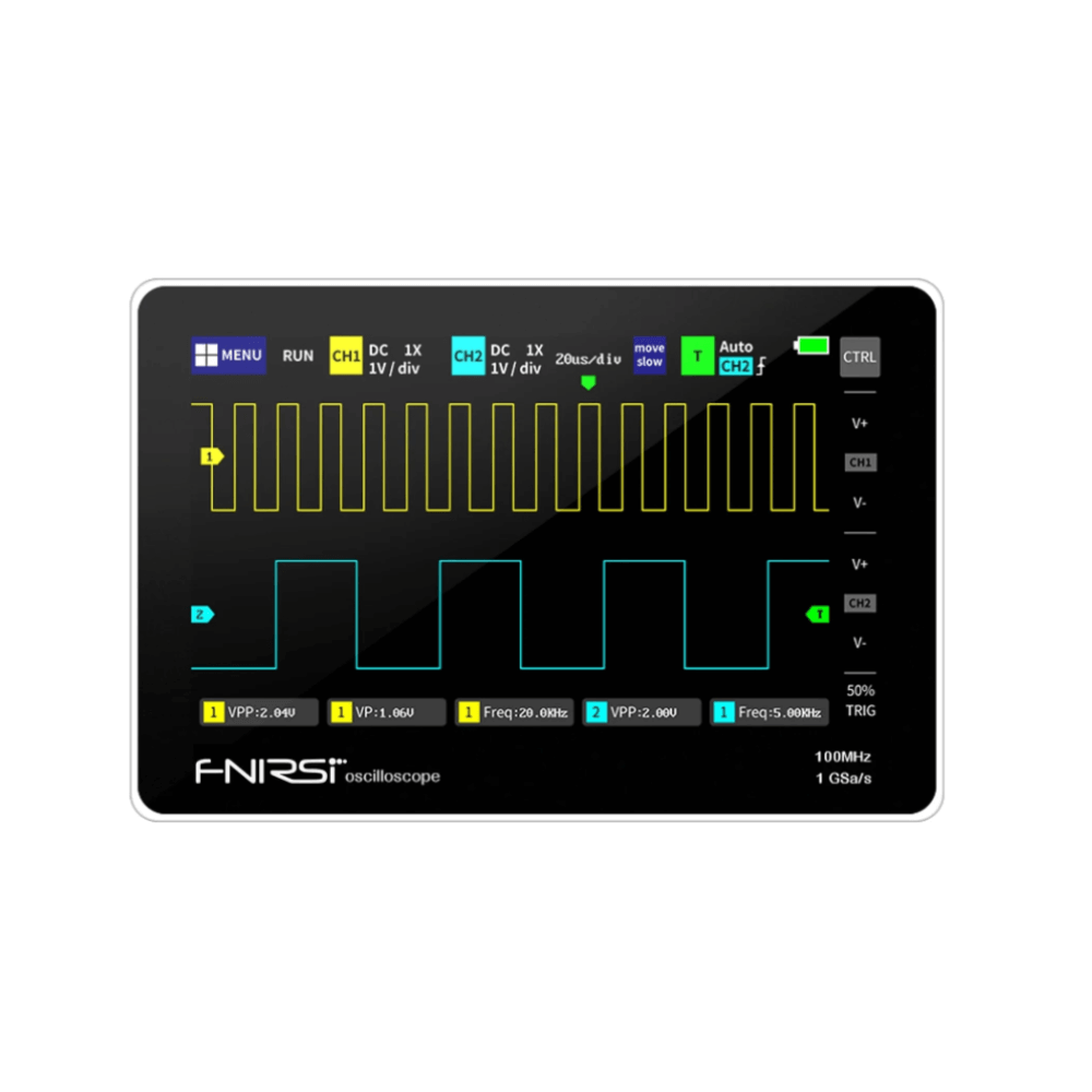 Osciloscop digital portabil FNIRSI-1013D, 100MHz, 2 canale [2]