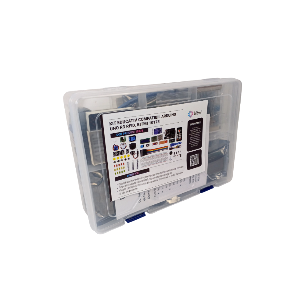 Kit educativ compatibil Arduino UNO R3 RFID, Bitmi 10173 [4]