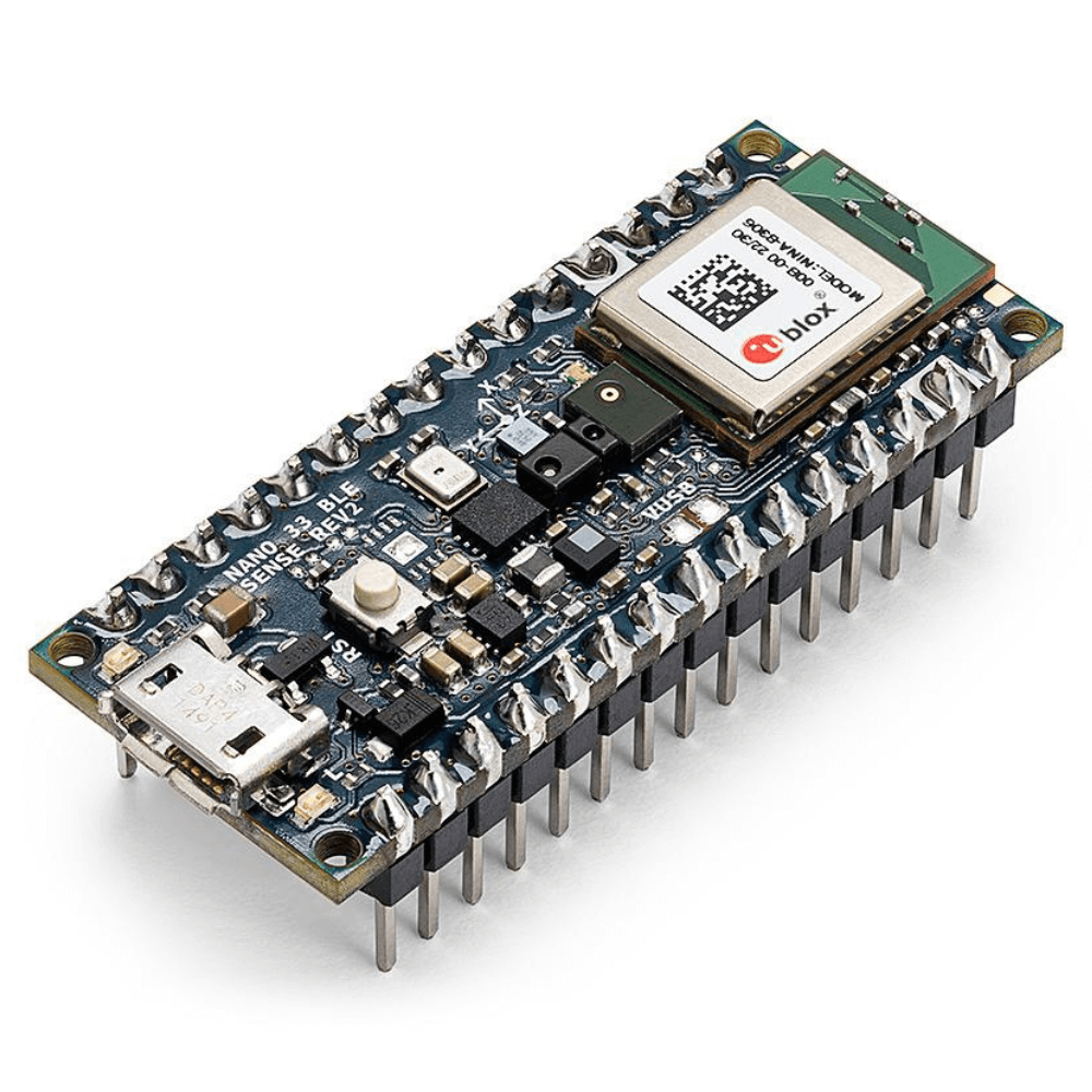 Placa de dezvoltare originala Arduino NANO 33 BLE SENSE REV2, cu pini [2]