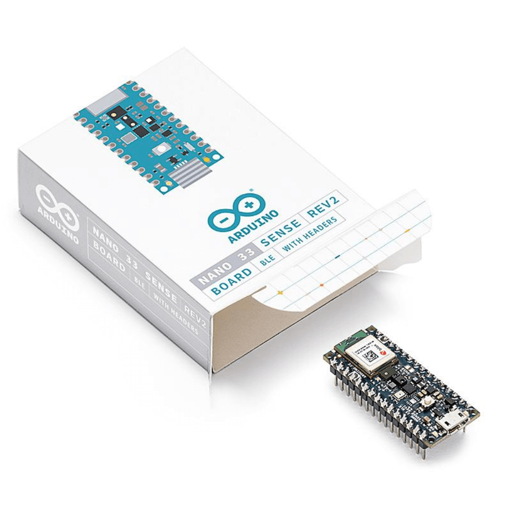 Placa de dezvoltare originala Arduino NANO 33 BLE SENSE REV2, cu pini [4]