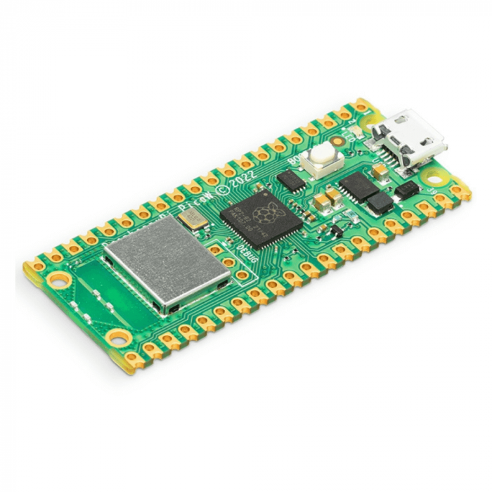 Placa de dezvoltare Raspberry Pi Pico W, RP2040, 264kB RAM, CYW43439 [2]