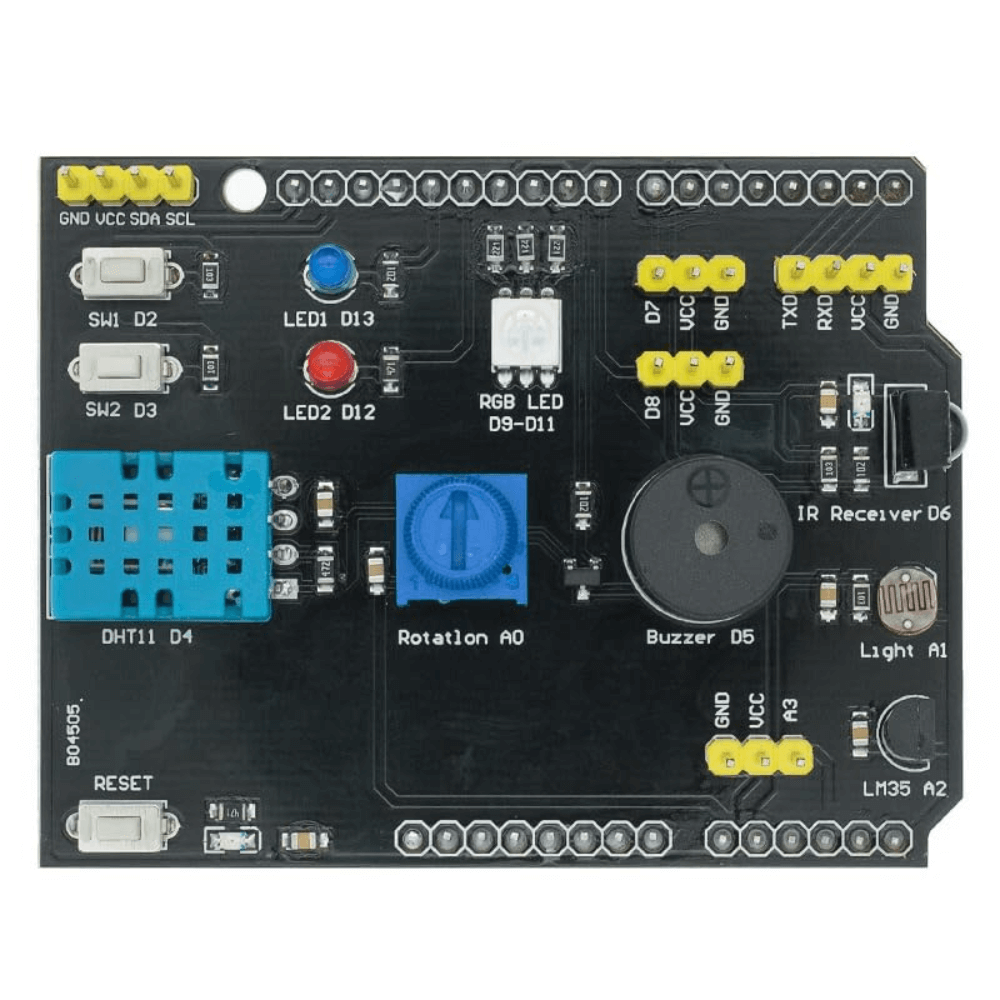 Placa de expansiune multifunctionala 9 in 1 pentru Arduino UNO