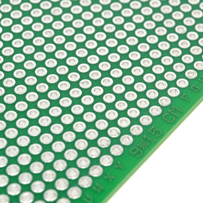 Placa PCB pentru prototipare cu fata dubla, 9x15 cm, FR4 [2]
