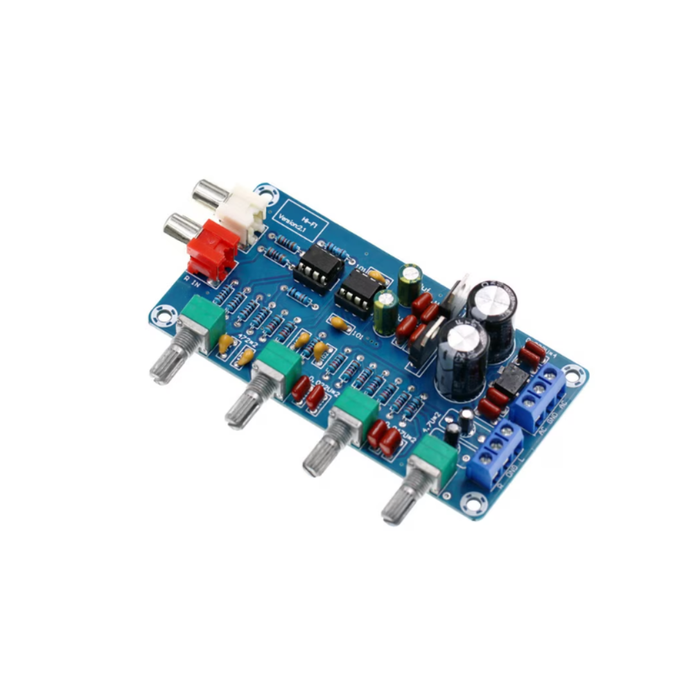 Modul preamplificare NE5532 XH-M164, 12 - 18 VAC, 4 benzi de reglaj [2]