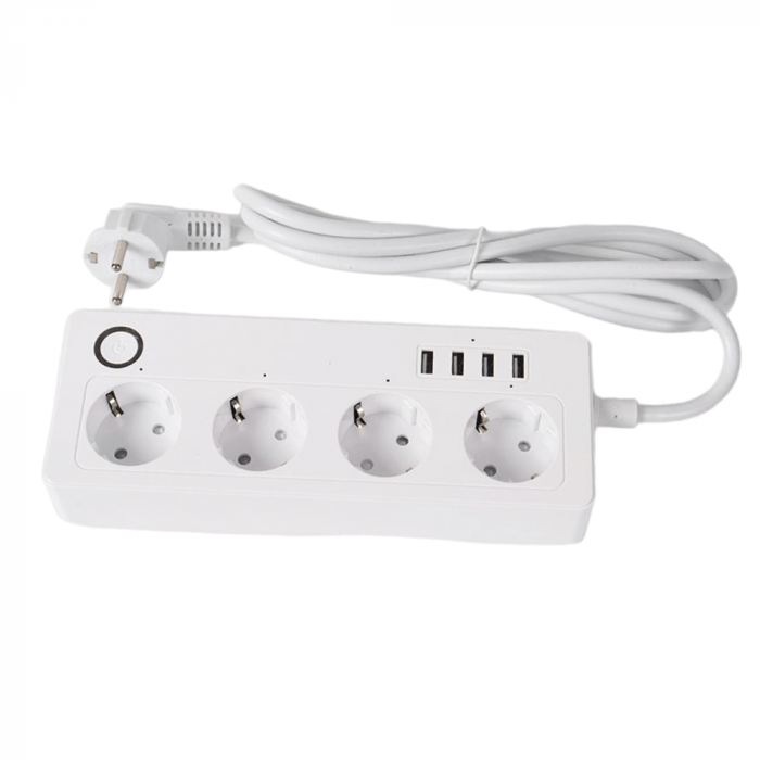 Prelungitor Smart cu 4 porturi USB, control Wireless [3]