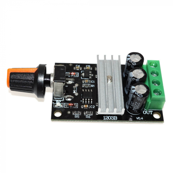 Regulator de viteza tip PWM pentru motor DC, 6V-28V, 3A [3]