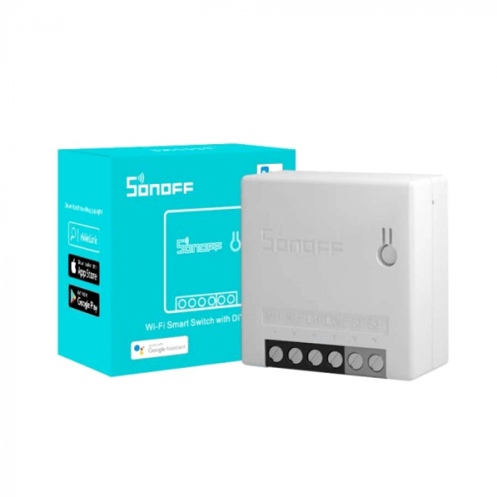 Releu inteligent cu 1 canal, Wifi 2.4GHz, 10A, Sonoff MINI R2 [3]