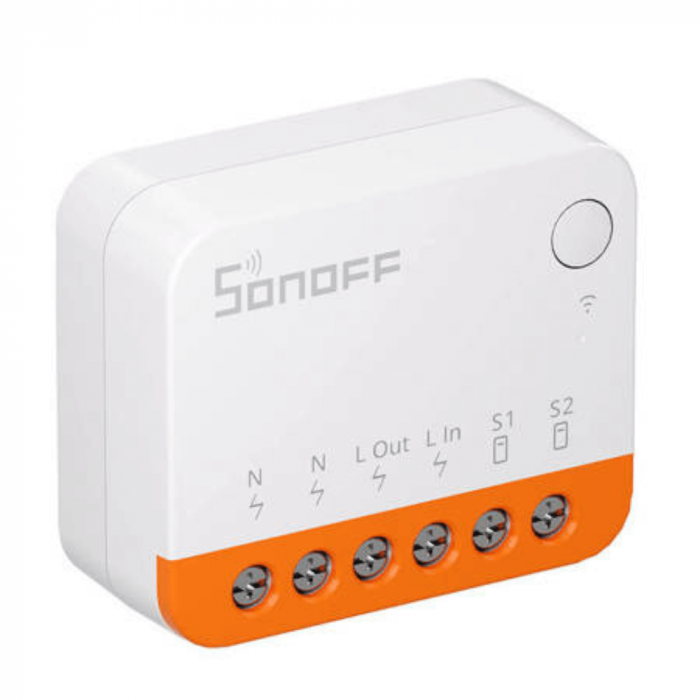 Releu inteligent cu 1 canal, Wifi 2.4GHz, 10A, Sonoff MINIR4 [2]