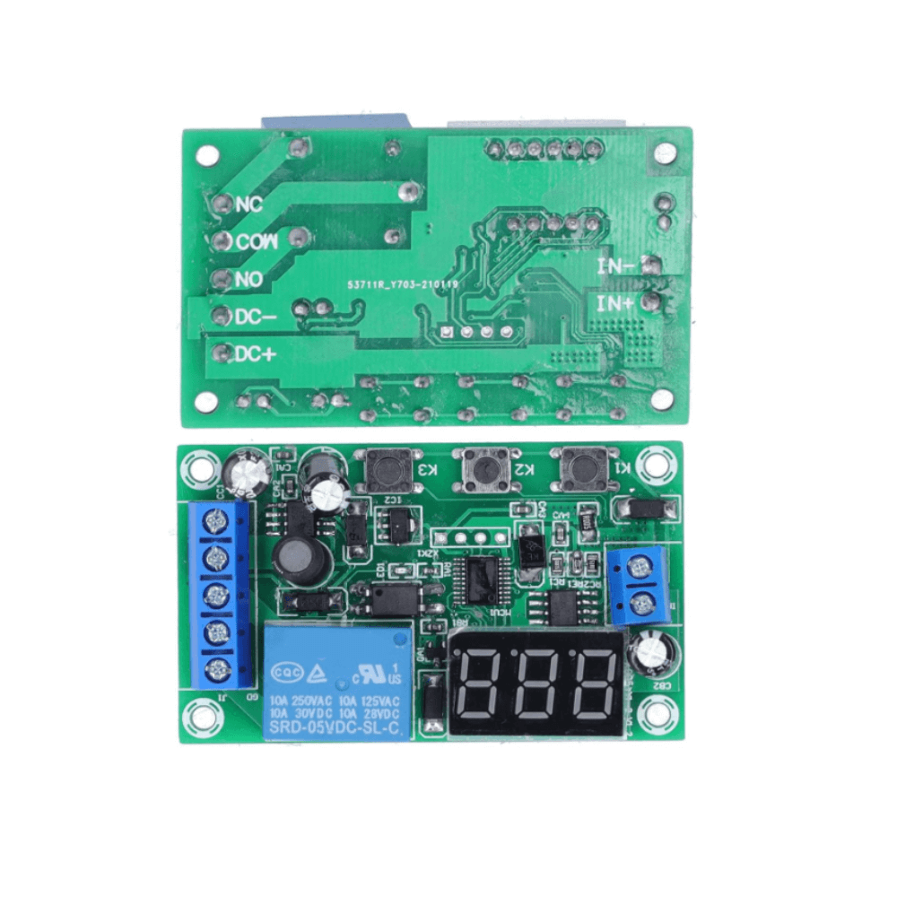 Modul releu 12V, detectie curent 0 - 10A DC, afisaj LED [4]