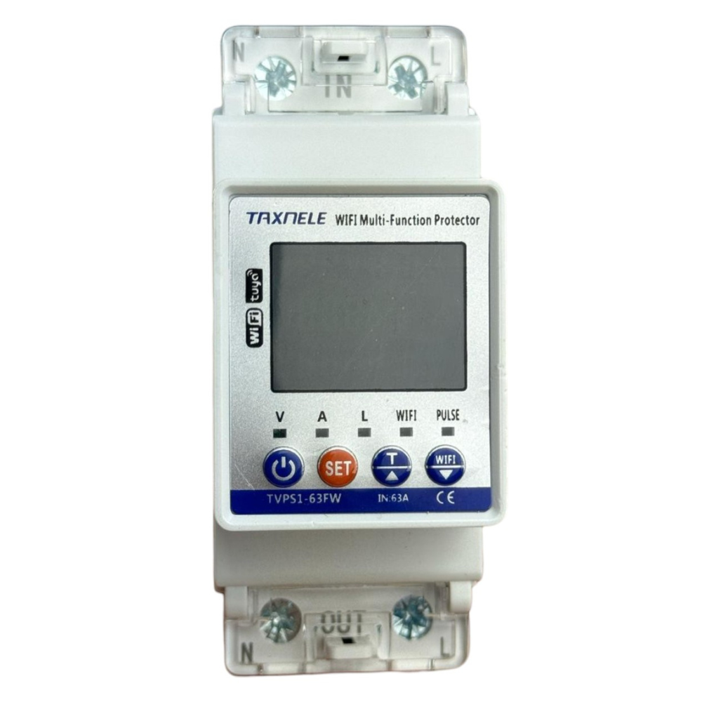 Releu Smart de protectie la tensiune si curent , Wi-Fi, Taxnele TVPS1-63FW [2]